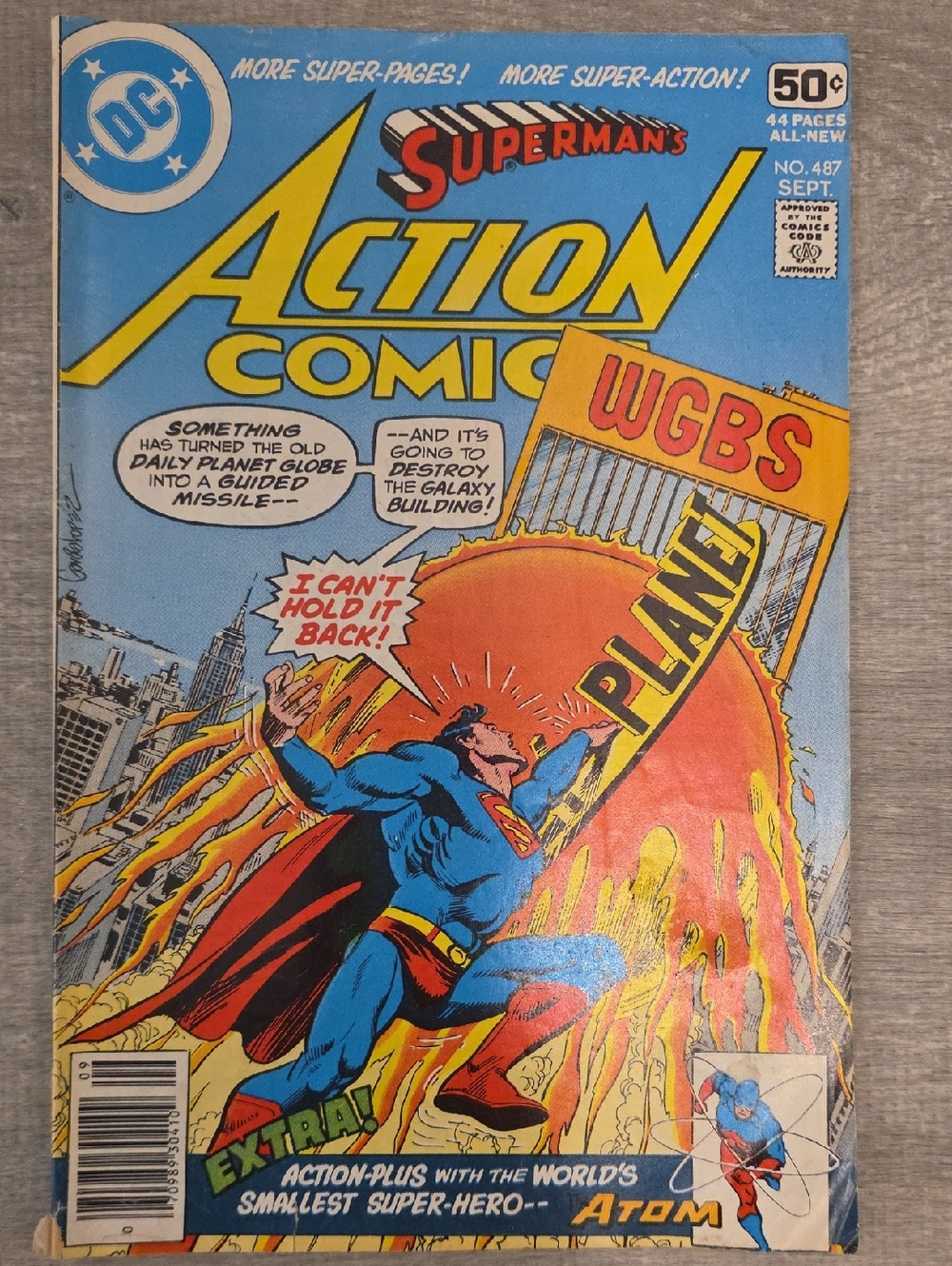 DC Action Comic Featuring Superman - Blue, Red, Yellow Cover